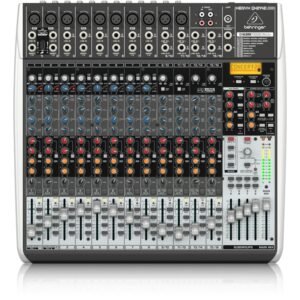 Behringer QX2442USB Premium 24-Input 4/2-Bus Mixer Analog Mixer with USB/Audio Interface