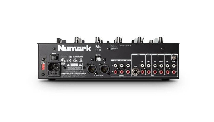 Numark M6USB 4-Channel USB DJ Mixer - Image 2