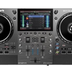 Numark MixstreamproGo Battery-Powered Standalone Streaming DJ Controller with Amazon Music