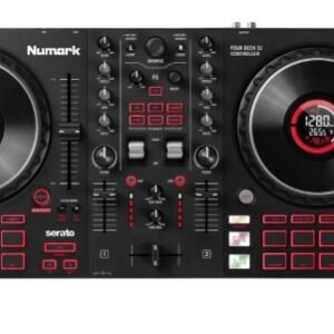 Numark MIXTRACKPLATINUMFX 4-Deck Advanced DJ Controller with Jog Wheel Display