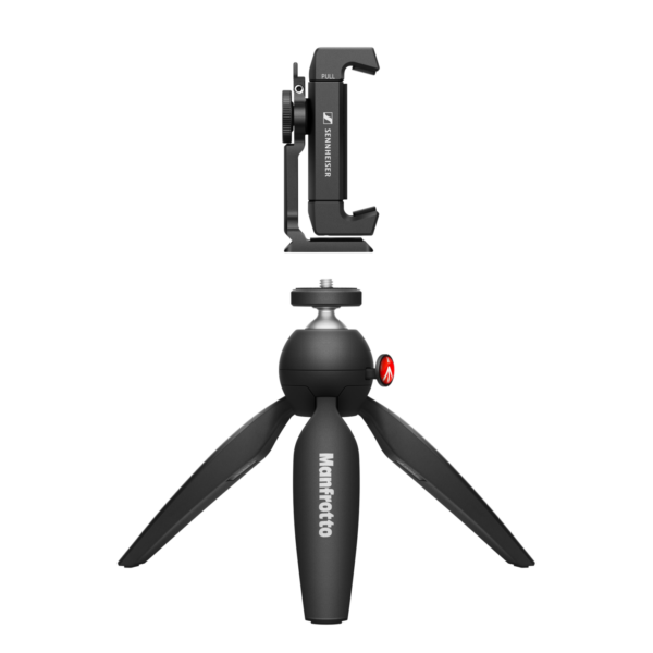 Sennheiser Mobile Kit (Smartphone Clamp and Manfrotto PIXI Mini Tripod)